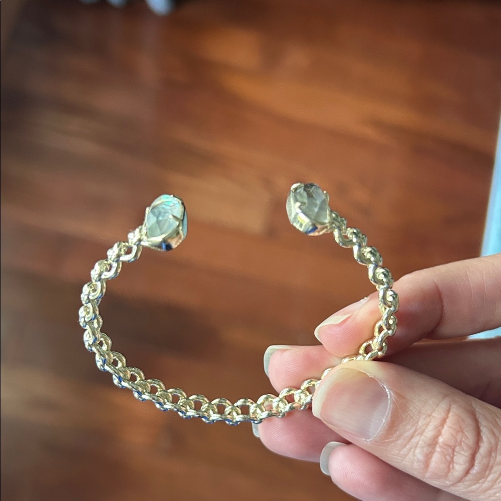Kendra Scott Elegant Abalone Stone Bracelet cuff - Picture 2 of 2